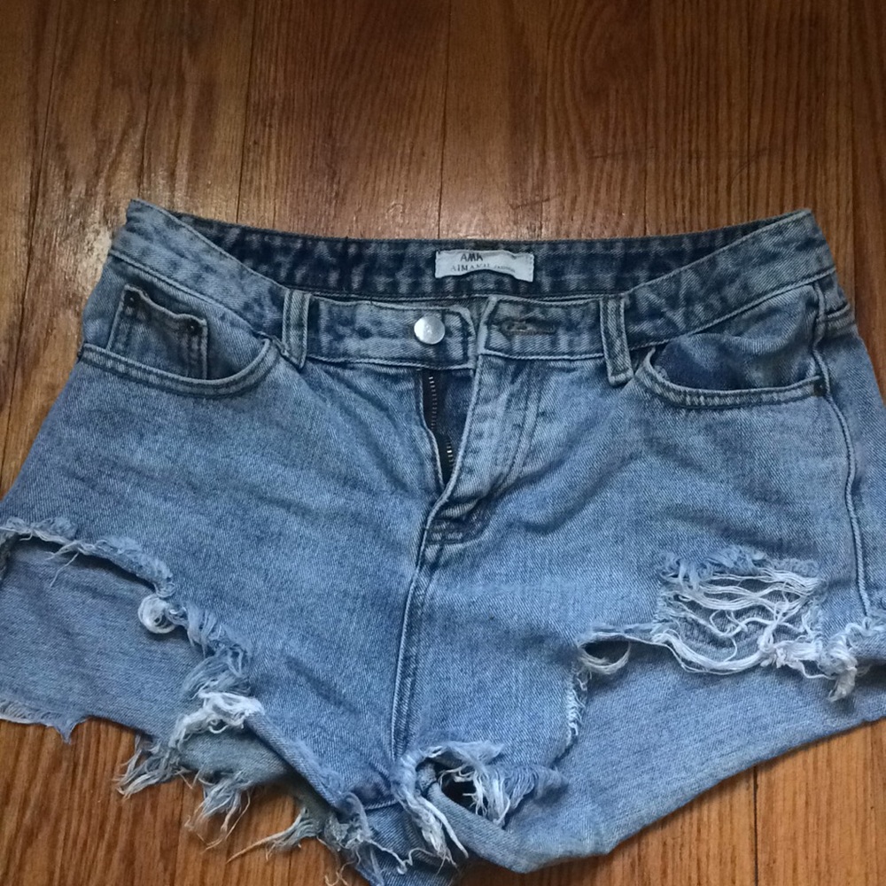 Aimaku Fashion ripped Jean Shorts